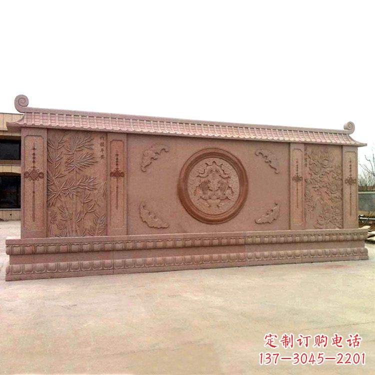 南通广场影壁石雕