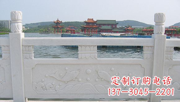 南通海边汉白玉栏板石雕