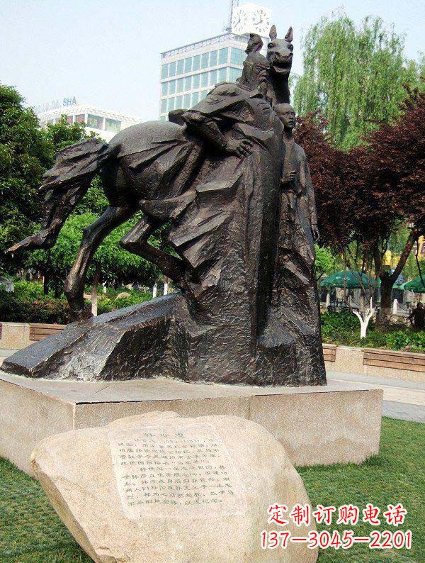 南通韩世忠古代名人铜雕