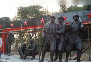 南通定制红军雕塑，标志着嘉年华的荣耀