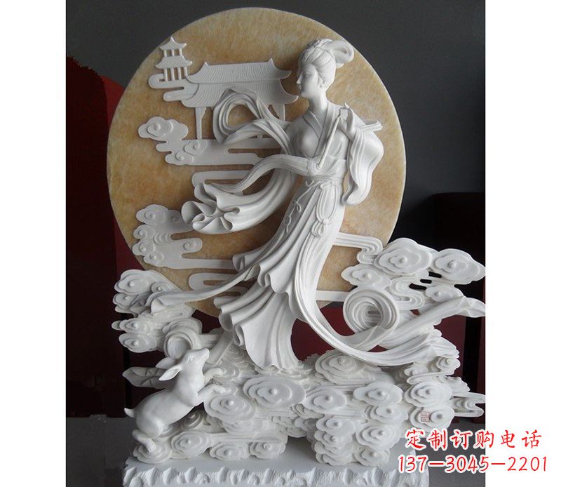 南通汉白玉嫦娥雕塑