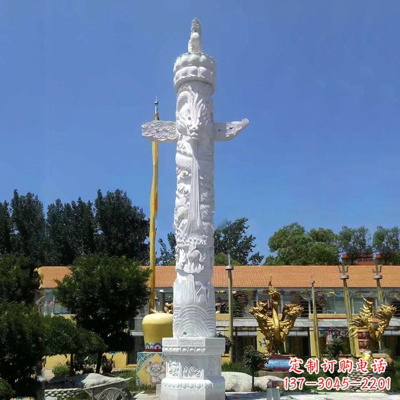 南通来自华夏的经典之作——汉白玉华表柱