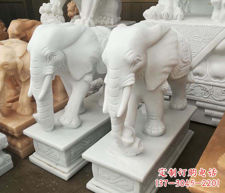 南通独特的大象雕塑造型精美