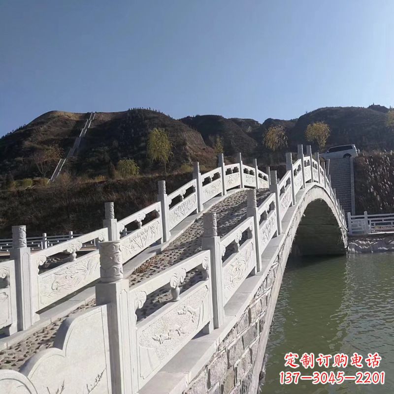 南通汉白玉路桥石栏杆雕塑
