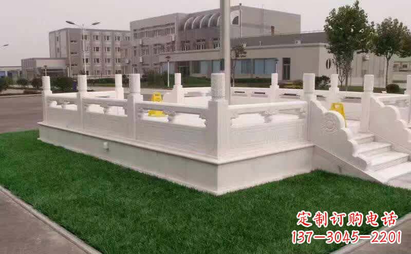 南通完美艺术——汉白玉升旗台雕塑