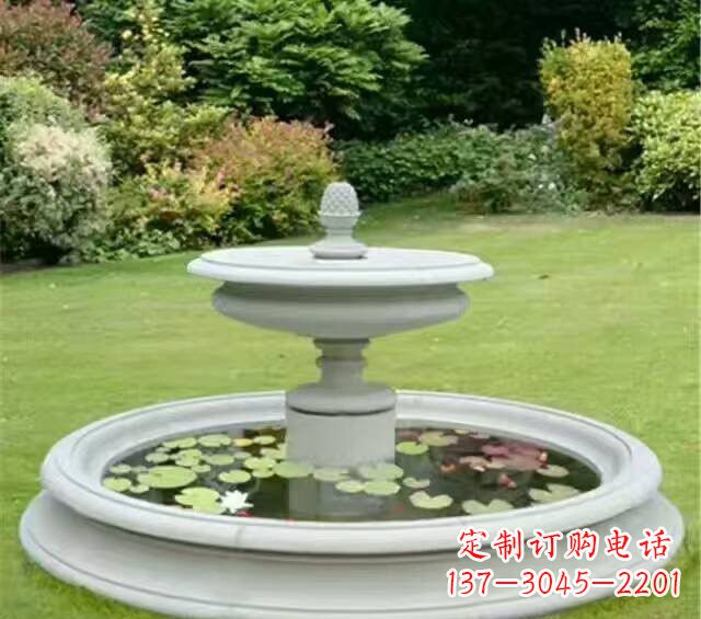 南通紫罗兰汉白玉喷泉雕塑