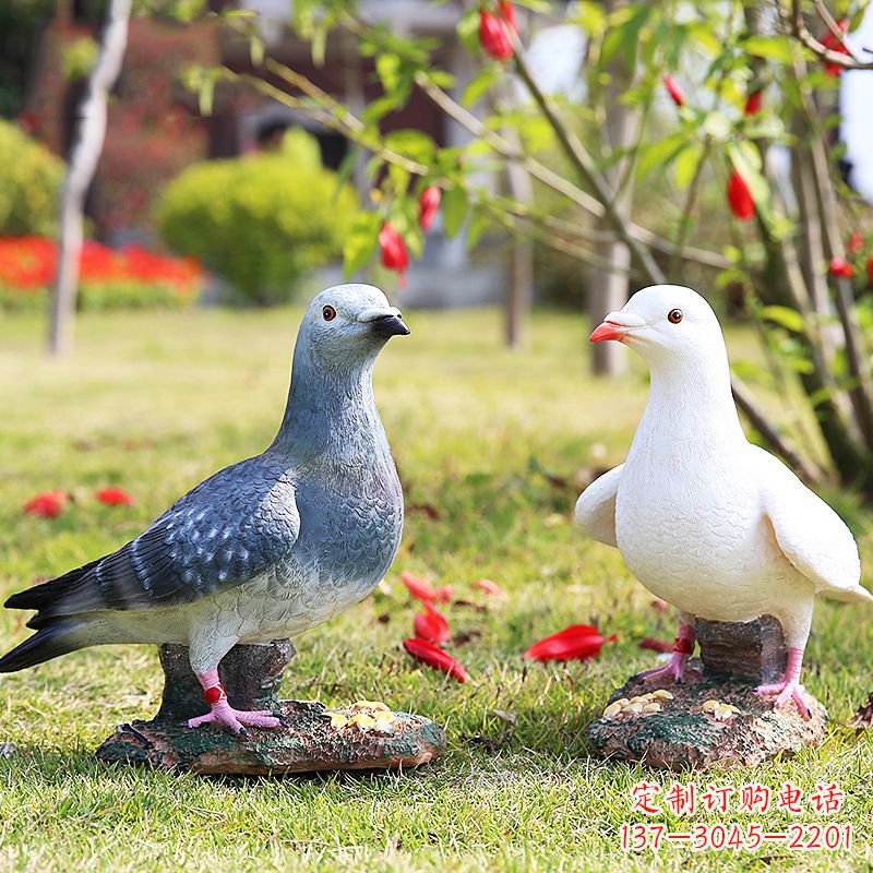 南通中领雕塑:精美和平鸽雕塑