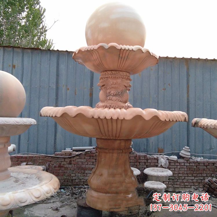 南通红色风水球