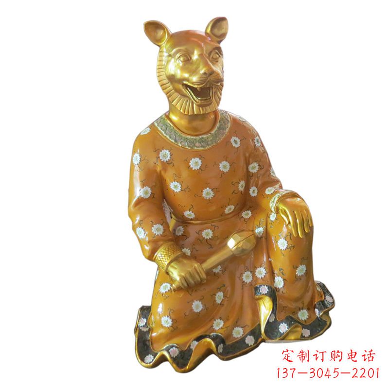 南通中领雕塑玻璃钢彩绘生肖雕塑