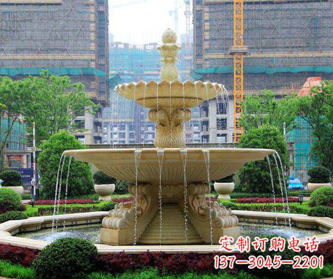 南通户外多层喷泉石雕
