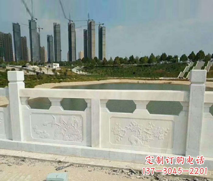南通护城河建筑石雕栏板,精美绝伦