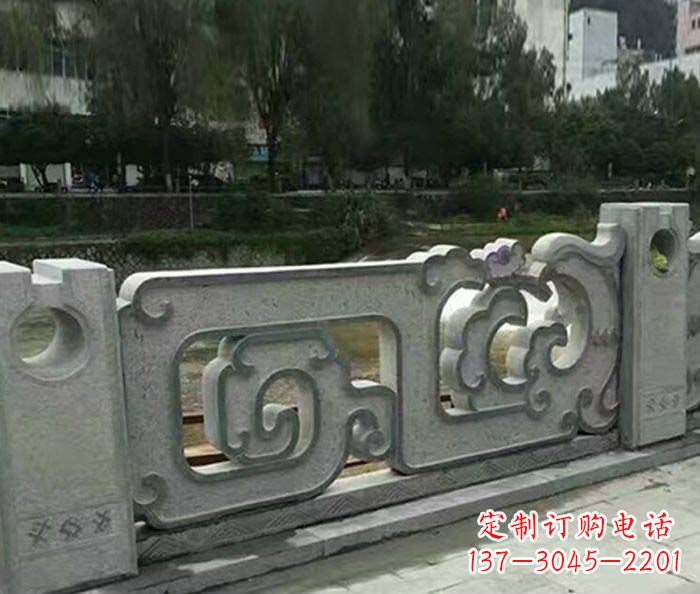 南通护城河建筑石雕栏板