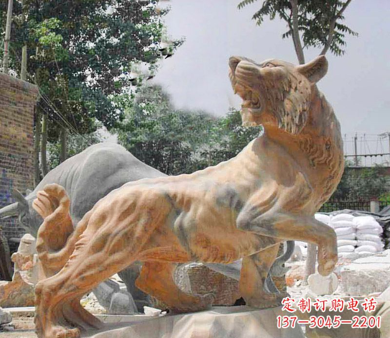 南通回头的老虎石雕