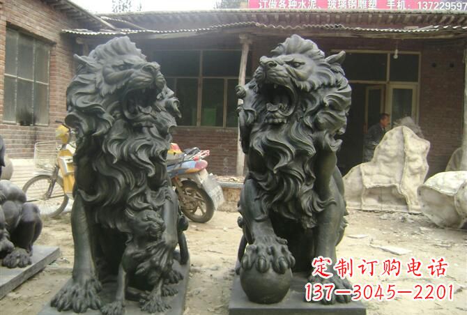 南通高质量铜制狮子雕塑