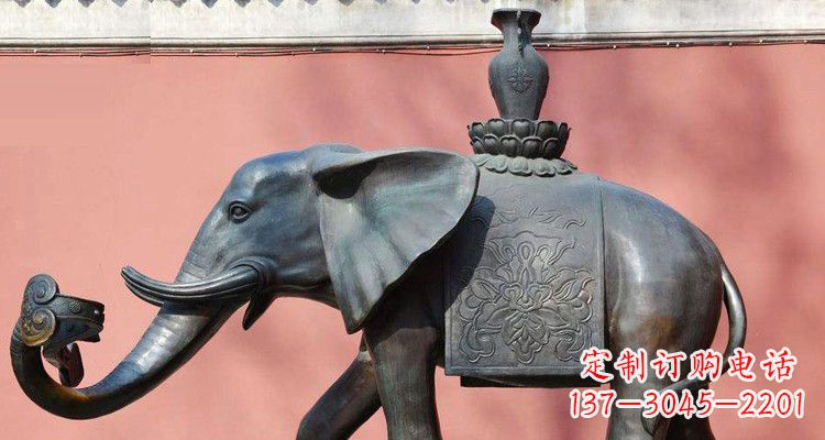 南通吉祥大象铜雕,匠心之作