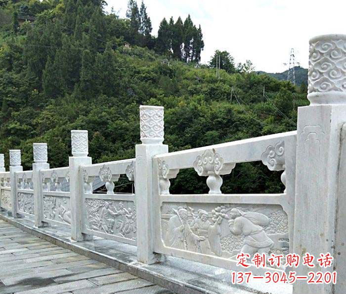 南通景区大理石栏板石雕 (4)