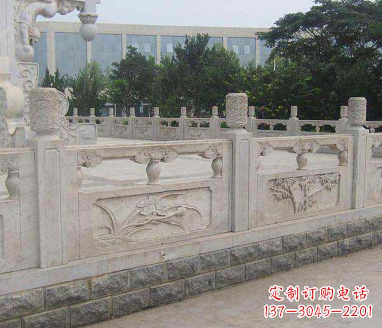 南通景区大理石栏板石雕 (5)