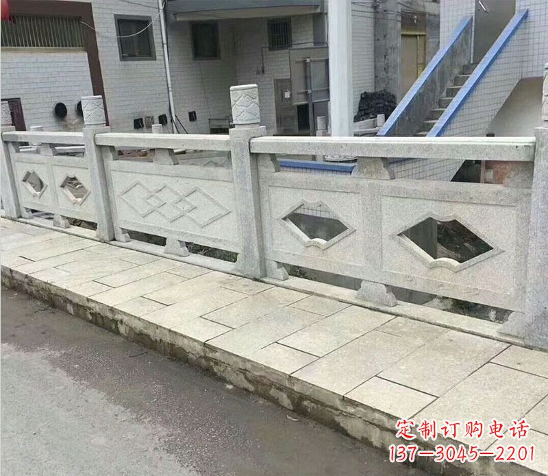 南通景区大理石栏板石雕_2