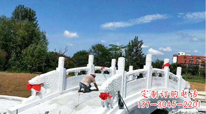 南通标题:领雕塑——最具艺术魅力的汉白玉石雕拱桥