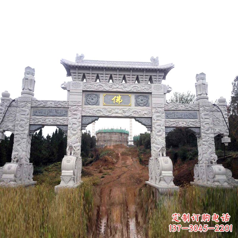 南通景区入口石牌坊雕塑,为您塑造独一无二的精美雕塑