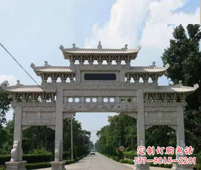 南通高品质牌坊石雕,专为客户量身定制