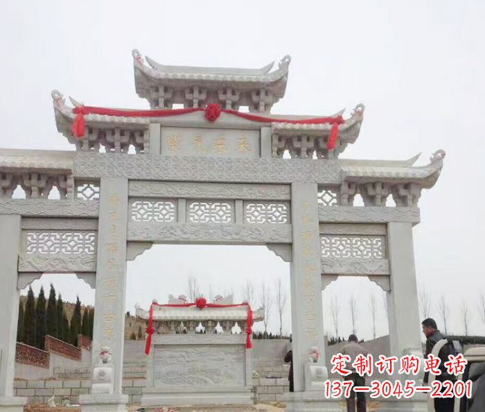 南通中领雕塑专业定制牌坊石雕