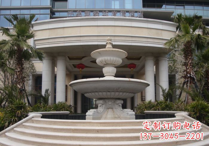 南通酒店景观大型喷泉石雕