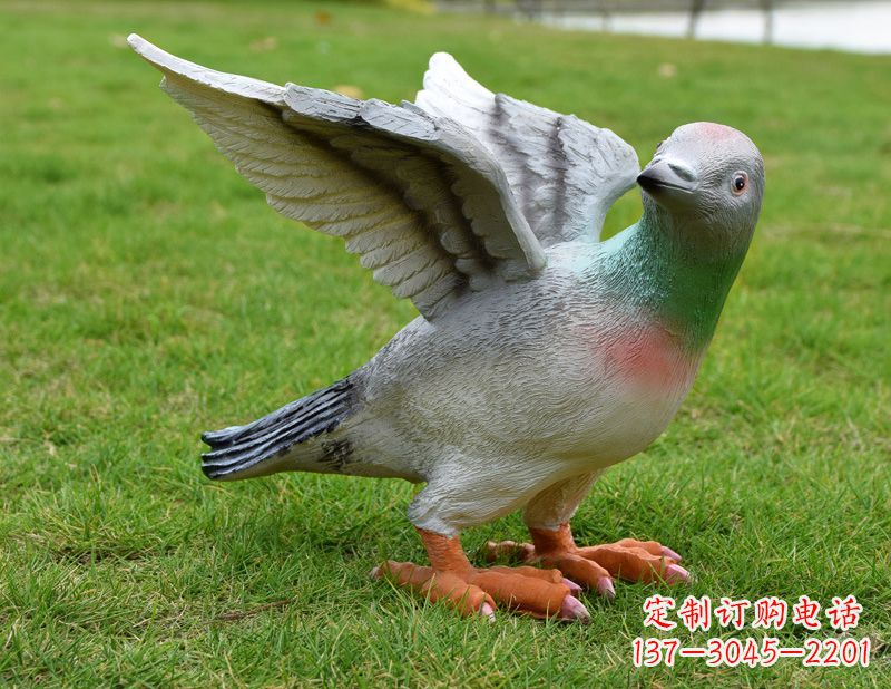 南通深具历史意义的和平鸽雕塑