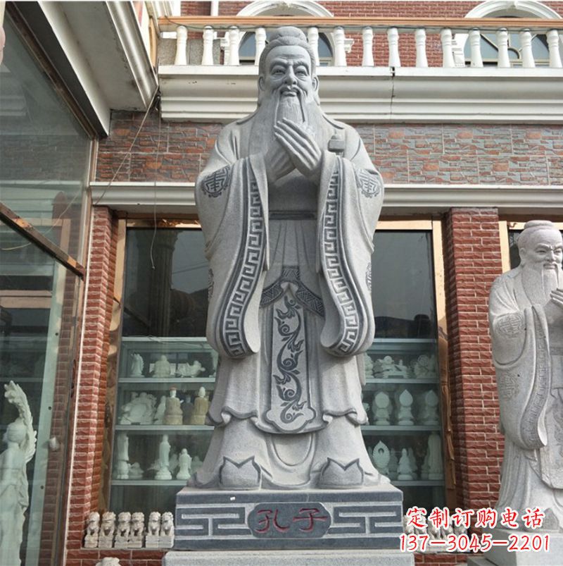 南通传承历史的伟大孔子雕塑