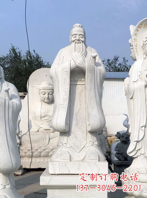 南通拥有古典文化底蕴的孔子雕塑