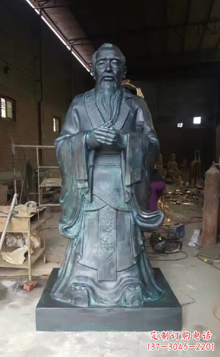 南通孔子青铜雕塑 (3)