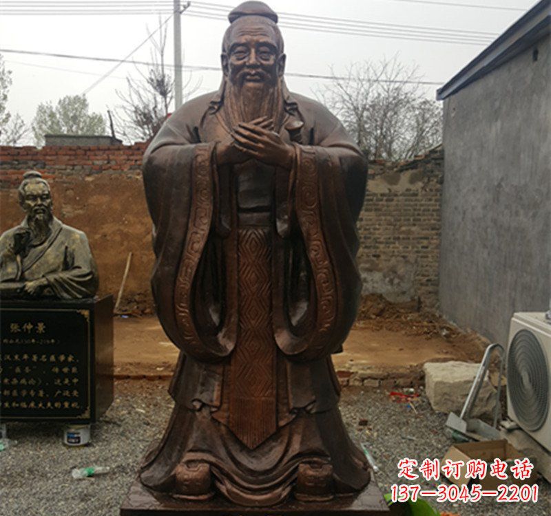 南通体现传统文化魅力精美孔子雕塑