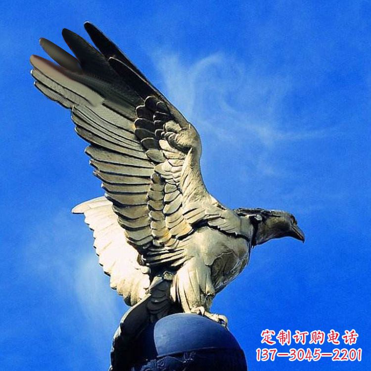 南通唯美老鹰玻璃钢仿铜雕塑玻璃钢雕塑以其简约…