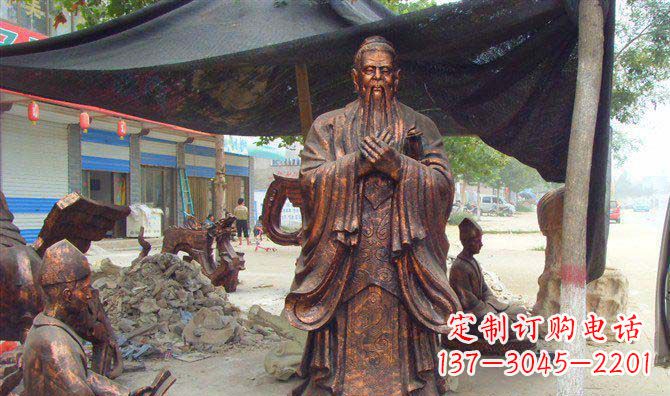 南通老子古代名人铜雕