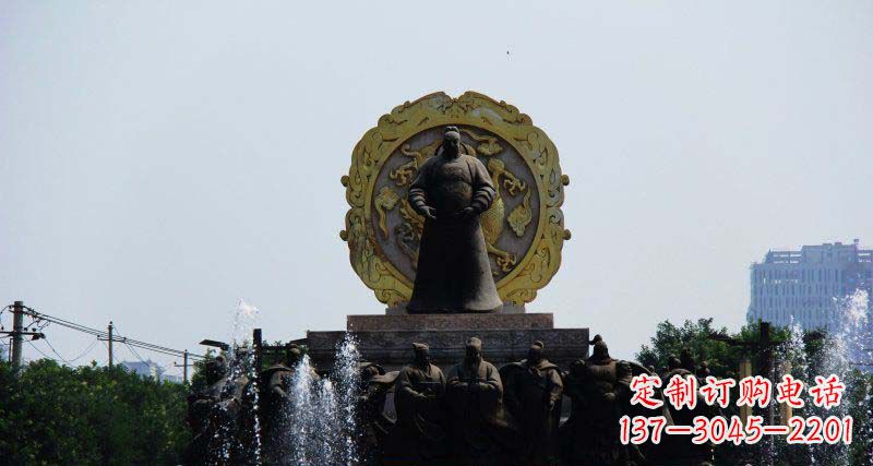 南通李世民古代名人铜雕