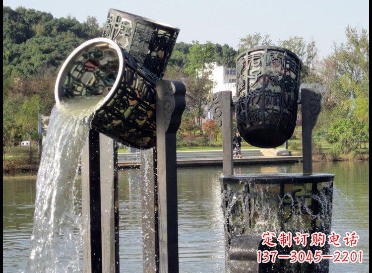 南通高贵典雅的铜雕喷泉