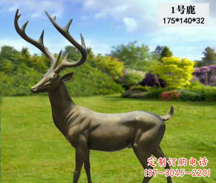 南通鹿铜雕,尽显动物精髓