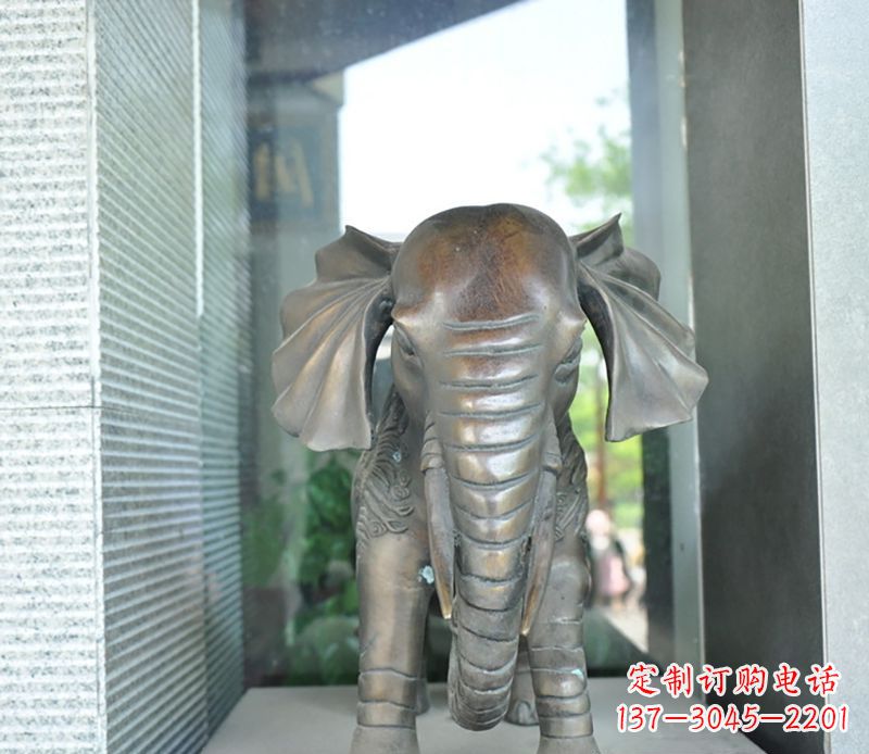 南通艺术象征——门口镇宅大象铜雕