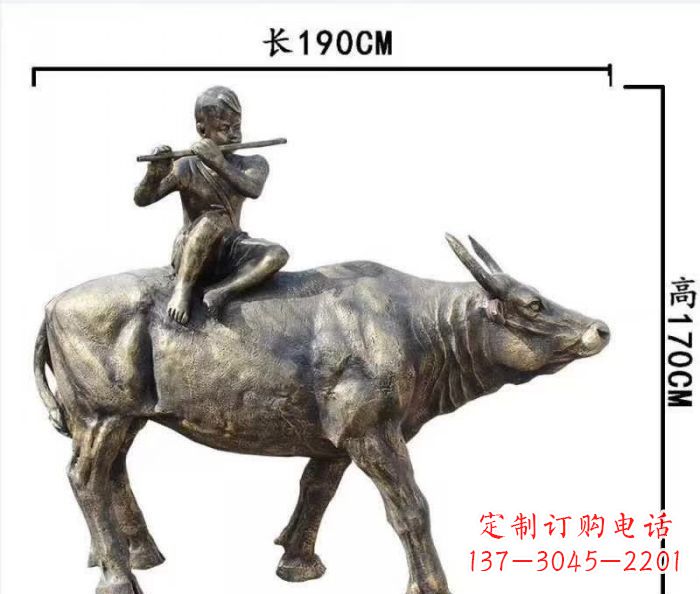 南通完美的牧童铜雕,精雕细琢,定制之选