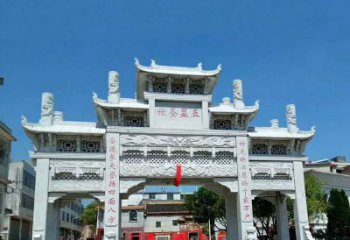 南通全新定制石牌坊雕塑，为您的寺院注入历史文脉