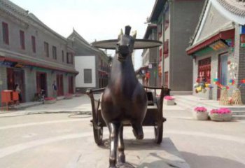南通艺术装点的汉代马车——马车铜雕