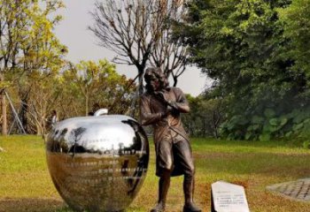 南通中领雕塑定制牛顿公园雕塑