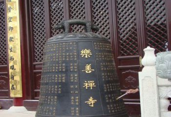 南通精致优雅的乐善禅寺铜钟