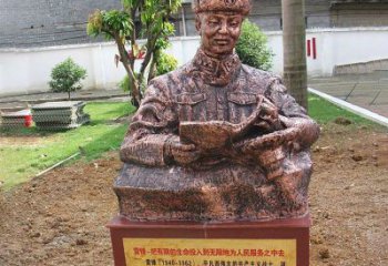 南通中领雕塑推出尊贵的雷锋铜雕，以纪念传奇人…