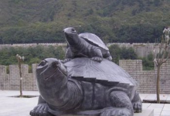 南通中领雕塑母子乌龟公园石雕