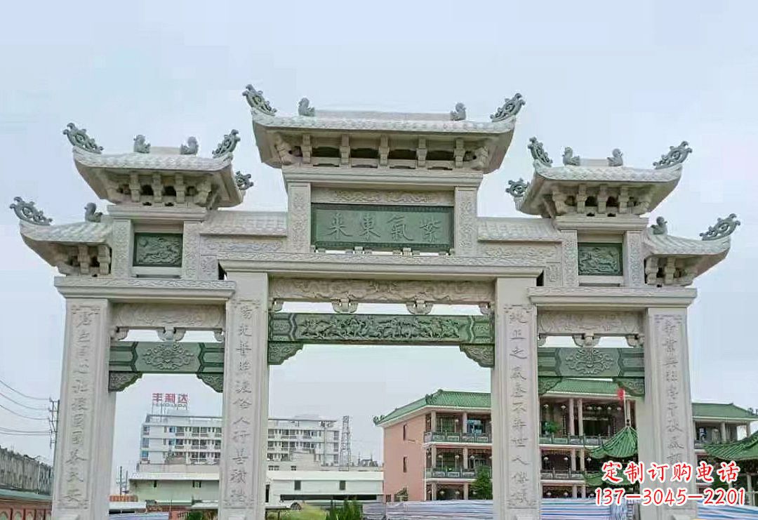 南通精美的牌楼石雕雕塑