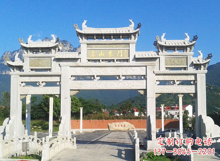 南通牌坊石雕大象
