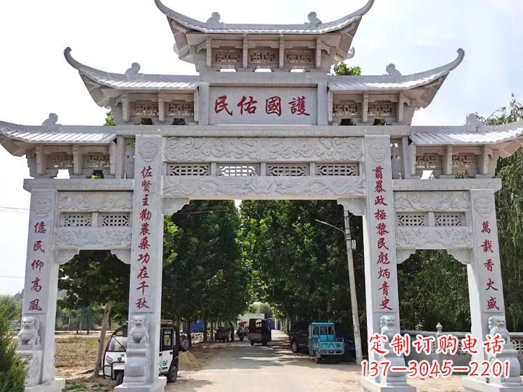 南通千锤百炼,让文化与艺术融为一体的牌楼雕塑