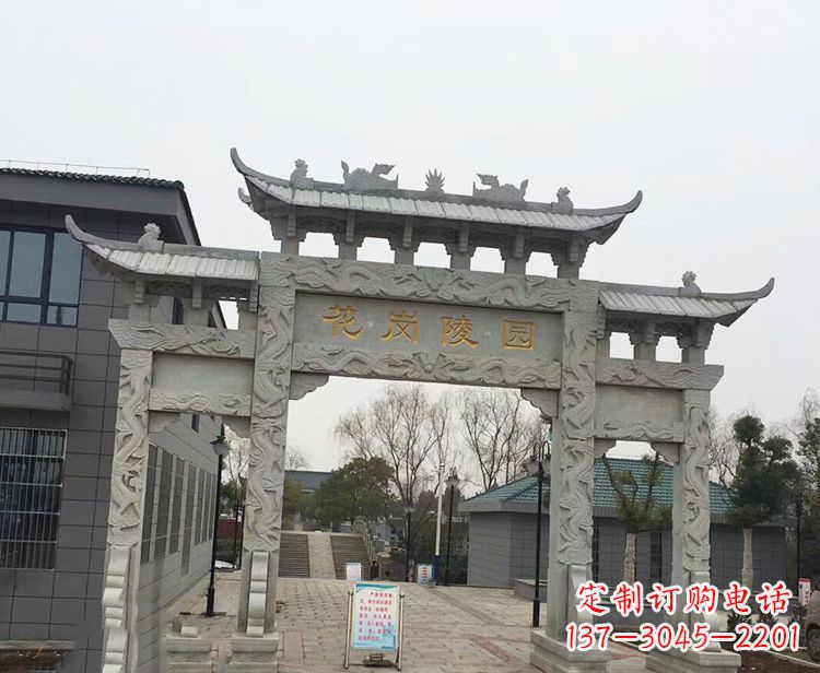南通精美牌楼石雕,精致雕琢精美臻品