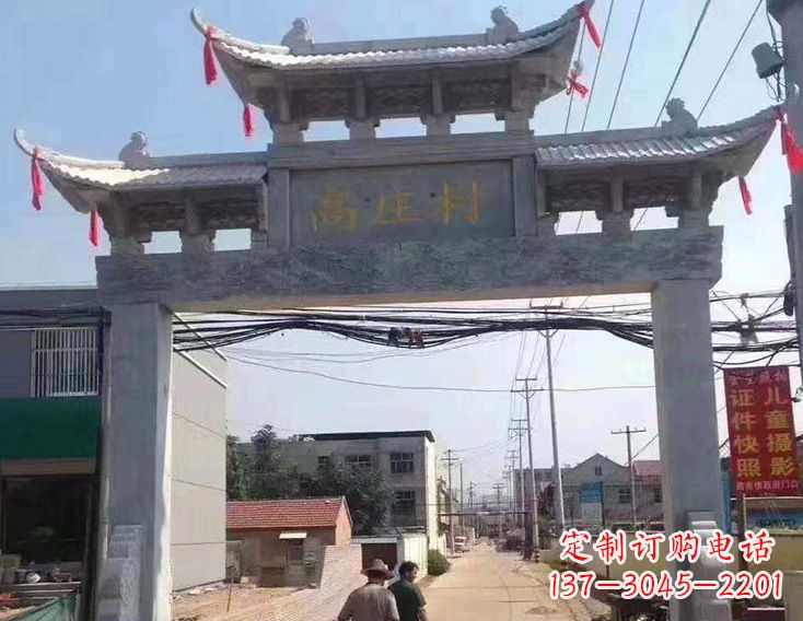 南通牌楼石雕塑,为家庭装饰带来精致灵动